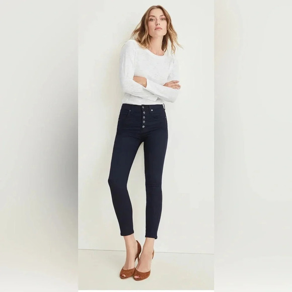 Veronica Beard jeans  Debbie Skinny ankle crop - Picture 1 of 8